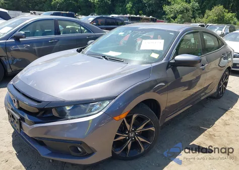 2020 Honda Civic Sport из США, поврежденный, VIN 19XFC2F88LE216443